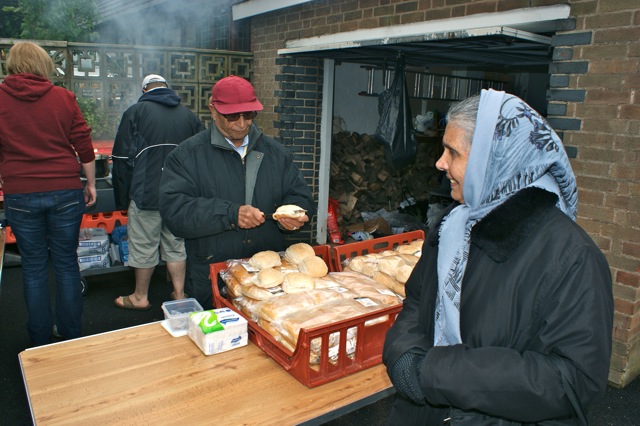 Image to show that hot food was, sadly, the order of the day!